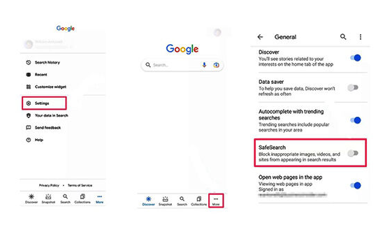 Blokir Konten video bokeh